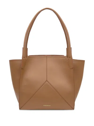 Victoria Beckham Victoria Tote Bag In Brown