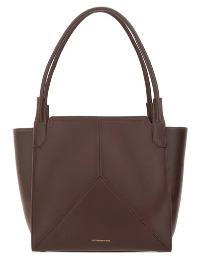Victoria Beckham Victoria Tote Bag In Burgundy