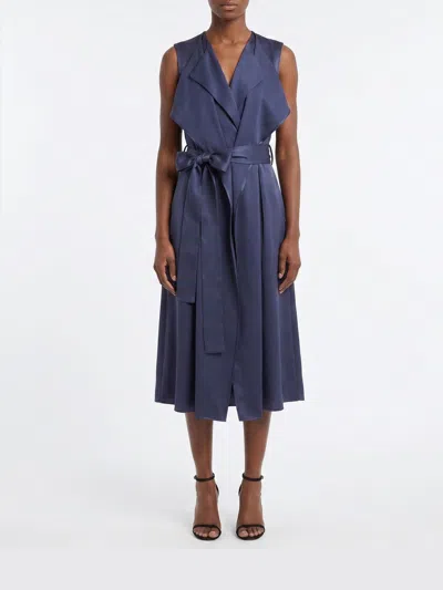 Victoria Beckham Victoria  Dress Woman In Blue