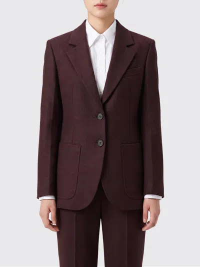 Victoria Beckham Victoria  ジャケット レディース カラー バイオレット In Burgundy