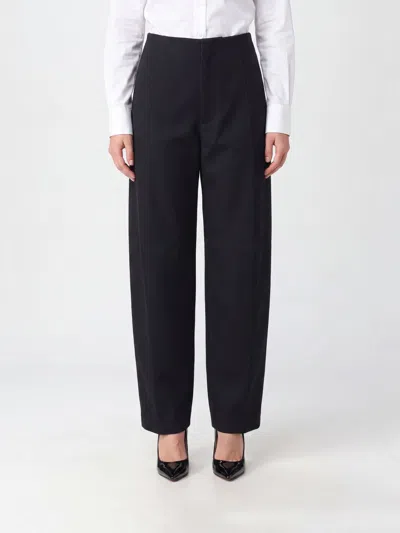 Victoria Beckham Virgin Wool Blend Tailored Trousers In Black