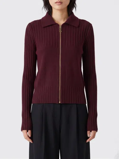 Victoria Beckham Victoria  セーター レディース カラー バイオレット In Burgundy