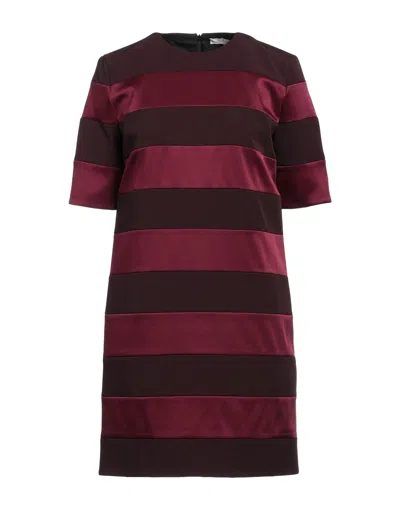Victoria Beckham Short Dresses In Purple