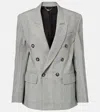 Victoria Beckham Virgin Wool Blazer In Gray