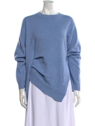 Pre-owned Victoria Beckham Virgin Wool Crew Neck Sweater