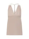 Victoria Beckham V-neck Gathered Halter Top