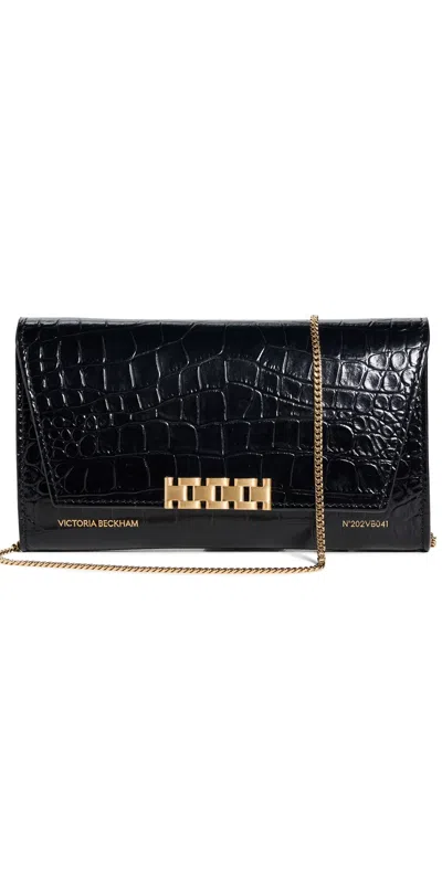 Victoria Beckham Wallet On Chain Black