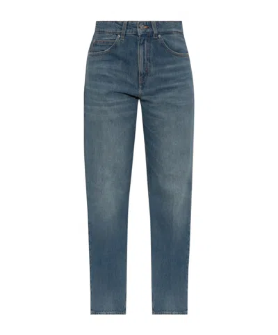Victoria Beckham Denim Trousers With Belt Loops