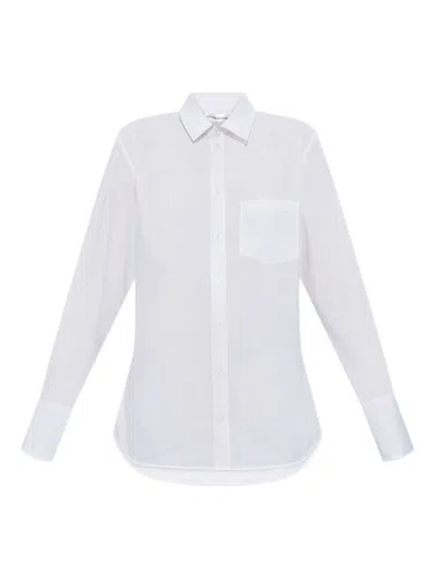 VICTORIA BECKHAM VICTORIA BECKHAM WHITE BUTTON-UP SHIRT