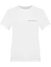 Victoria Beckham Womens White Logo-print Regular-fit Organic-cotton Jersey T-shirt Xl In White