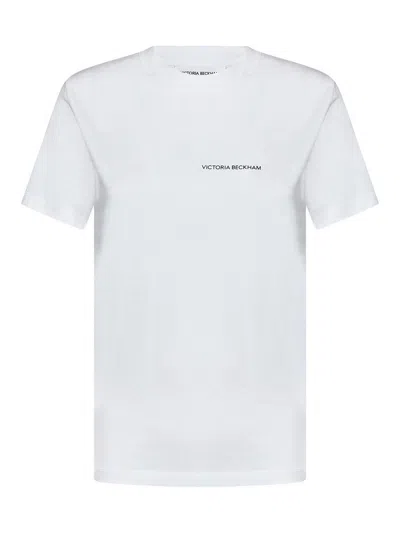 Victoria Beckham T-shirt With Print In White