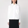Victoria Beckham White Regular Solid Shirt In White
