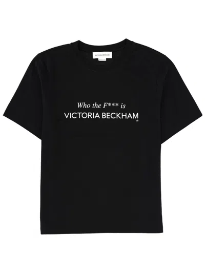 VICTORIA BECKHAM VICTORIA BECKHAM "WHO THE F*** IS VICTORIA BECKHAM" T-SHIRT.