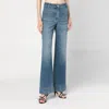 Victoria Beckham Alina High-rise Wide-leg Jeans In Blue