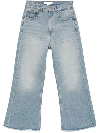 VICTORIA BECKHAM VICTORIA BECKHAM WIDE LEG CROPPED JEANS CLOTHING