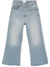 Victoria Beckham Women Wide Leg Cropped Jeans In Blue