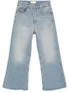 Victoria Beckham Women Wide Leg Cropped Jeans In Blue