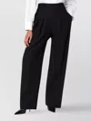 Victoria Beckham Wide-leg Tailored Pants In Wool-blend In Black