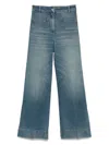 Victoria Beckham Wide-leg Jeans In Blue