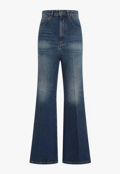 VICTORIA BECKHAM WIDE-LEG KICK JEANS