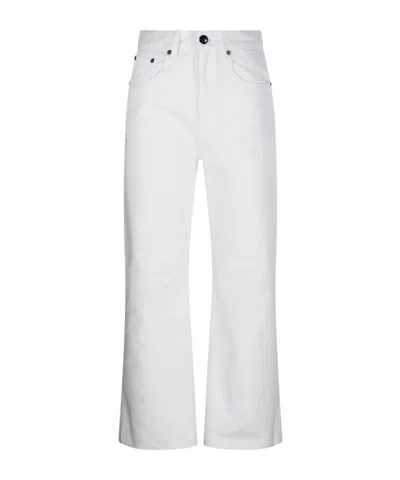 VICTORIA BECKHAM WIDE-LEG NINE-QUARTER JEANS