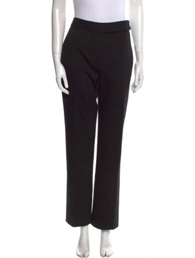 Pre-owned Victoria Beckham Wide Leg Pants In Black