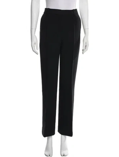 Pre-owned Victoria Beckham Wide Leg Pants In Black