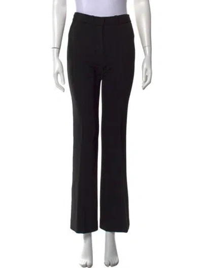 Pre-owned Victoria Beckham Wide Leg Pants In Black