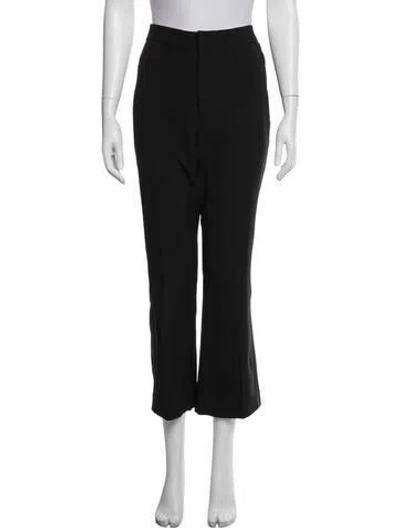 Pre-owned Victoria Beckham Wide Leg Pants In Black