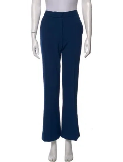 Pre-owned Victoria Beckham Wide Leg Pants In Blue