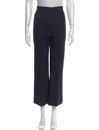 Pre-owned Victoria Beckham Wide Leg Pants In Blue