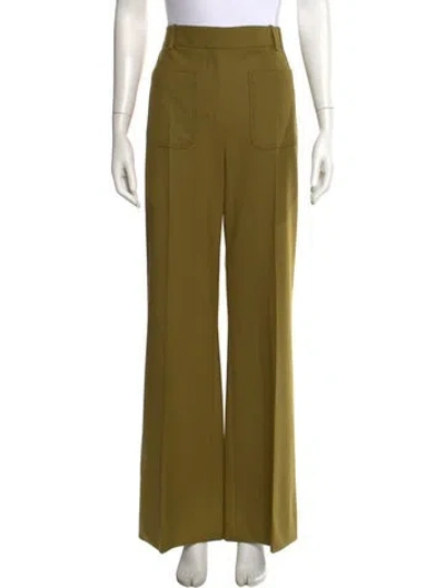 Pre-owned Victoria Beckham Wide Leg Pants In Neutral