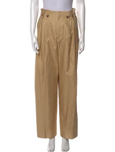 Pre-owned Victoria Beckham Wide Leg Pants W/ Tags In Neutral