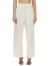 Victoria Beckham Wide Leg Pants In White