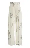 Victoria Beckham Wide Leg Trousers In Neutral