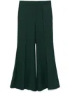 Victoria Beckham Wide-leg Trousers In 绿色