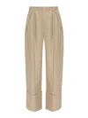 Victoria Beckham Ide Leg Turn-up Pants