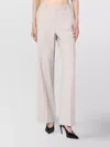 Victoria Beckham Pumice-coloured Trousers In Wool Blend In White