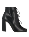 Victoria Beckham Woman Ankle Boots Black Size 8 Lambskin