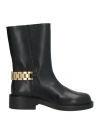 Victoria Beckham Woman Ankle Boots Black Size 8 Leather