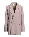 Victoria Beckham Woman Blazer Blush Size 6 Virgin Wool In Pink