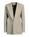 Victoria Beckham Woman Blazer Light Green Size 4 Wool, Polyamide, Silk, Polyester In Green