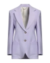 Victoria Beckham Woman Blazer Lilac Size 0 Viscose, Virgin Wool In Purple