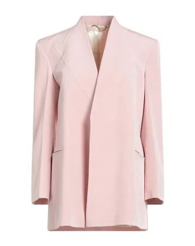 Victoria Beckham Woman Blazer Pink Size 8 Acetate, Viscose, Virgin Wool