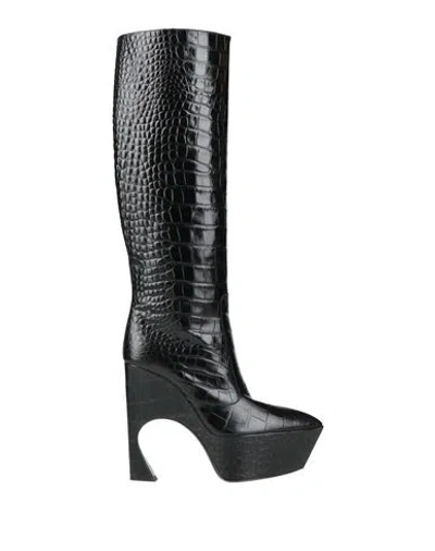 Victoria Beckham Woman Boot Black Size 7 Leather