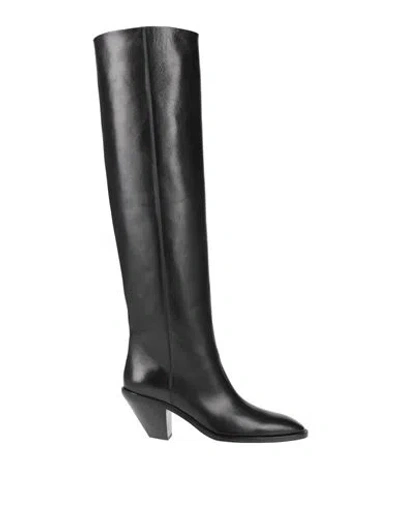 Victoria Beckham Woman Boot Black Size 8 Calfskin