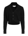 Victoria Beckham Woman Cardigan Black Size S Virgin Wool, Polypropylene