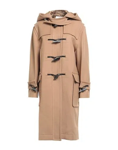 Victoria Beckham Woman Coat Camel Size 4 Virgin Wool