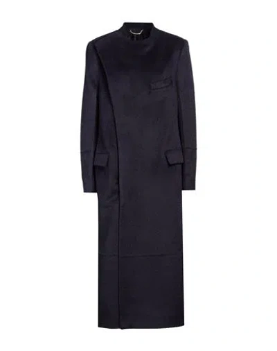Victoria Beckham Woman Coat Dark Purple Size 8 Alpaca Wool, Wool, Polyamide, Brass
