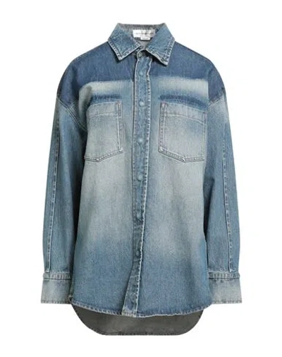 Victoria Beckham Women's Oversized Denim Shirt In Blue